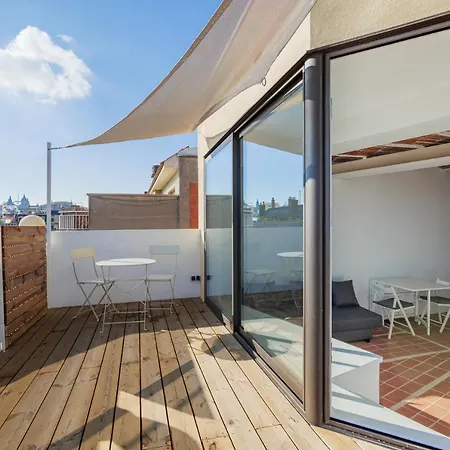 Penthouse In Barcelona, Eixample 巴塞罗那